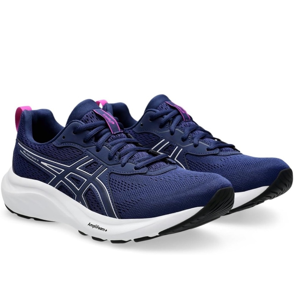 ASICS Women's gel Contend 9 Navy and Pink Sneakers 6 NWOT